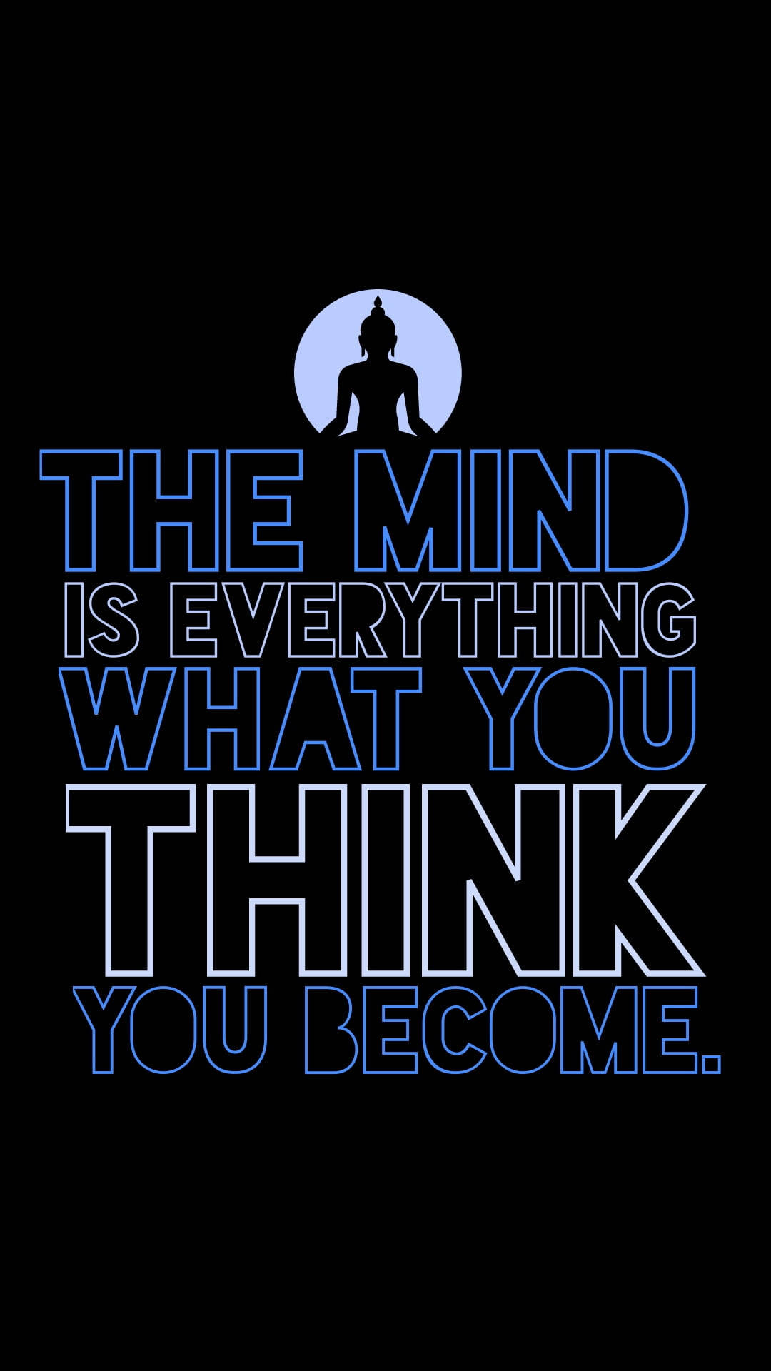 Buddha Quotes Mind Is Everything Wallpaper