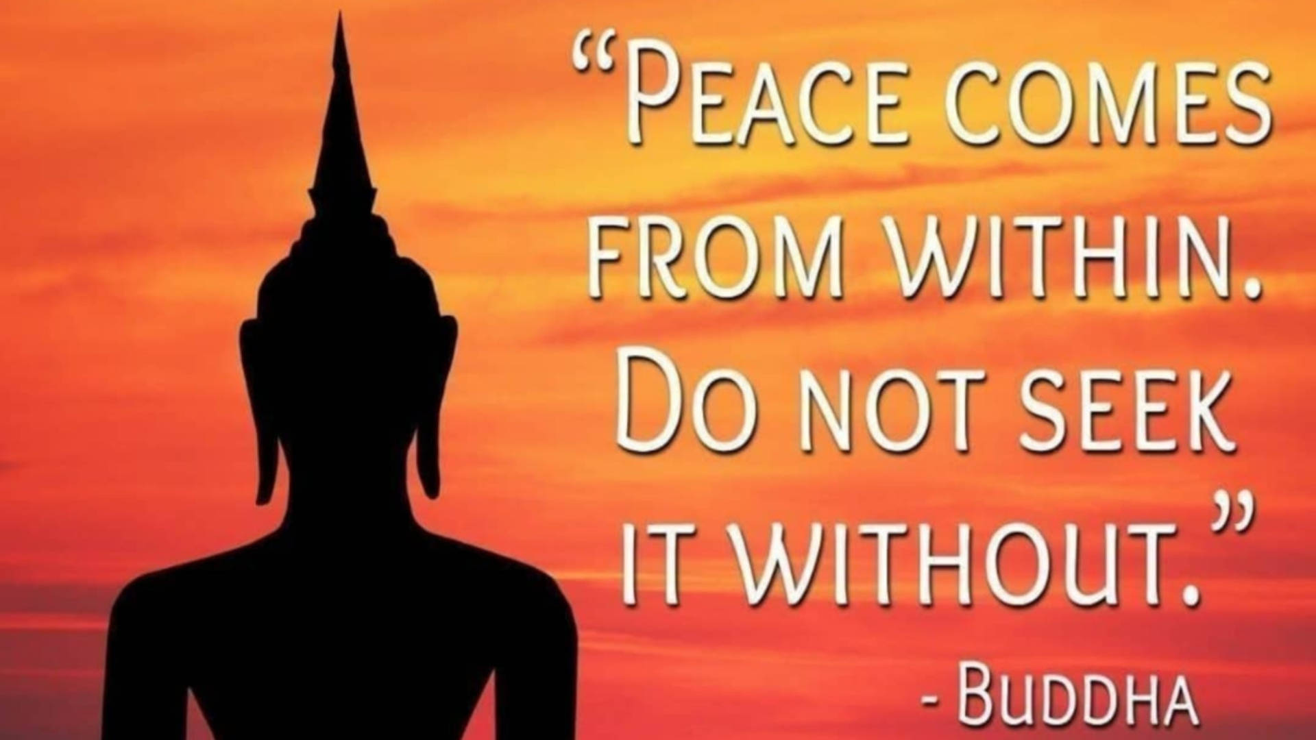 Buddha Quotes Sunset Quote Wallpaper