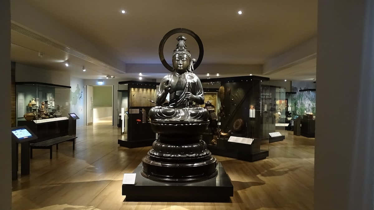 Buddha Statue National Museum Scotland Wallpaper