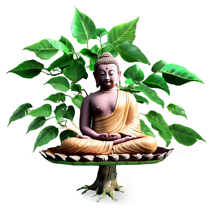 Buddha Under Bodhi Tree Png Urb PNG