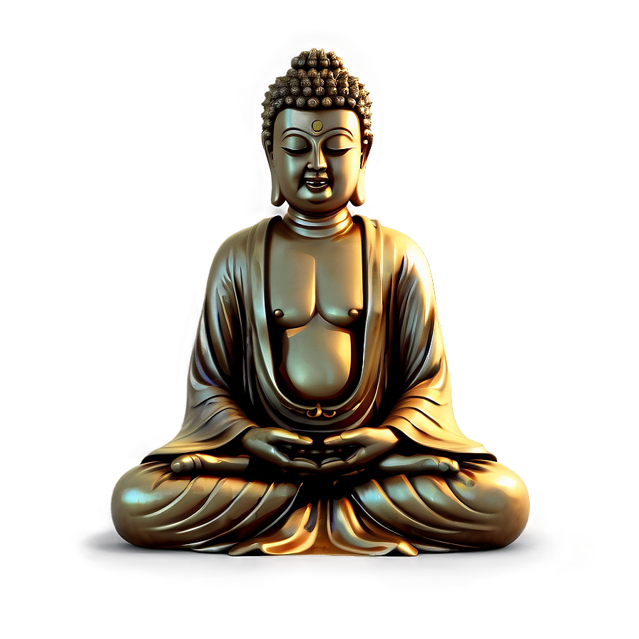 Download Buddha With Halo Png Spd | Wallpapers.com