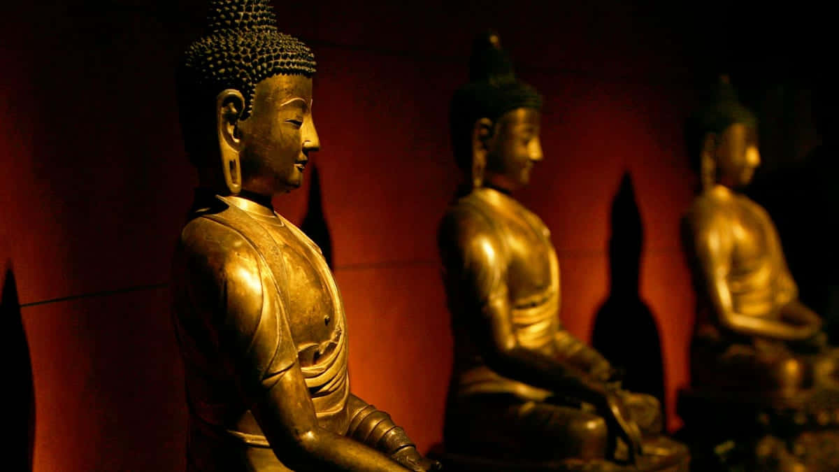 Goldenebuddha-statuen Bild
