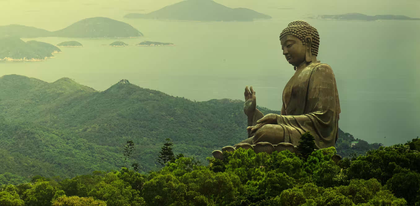 Lantauisland Buddhism Bild