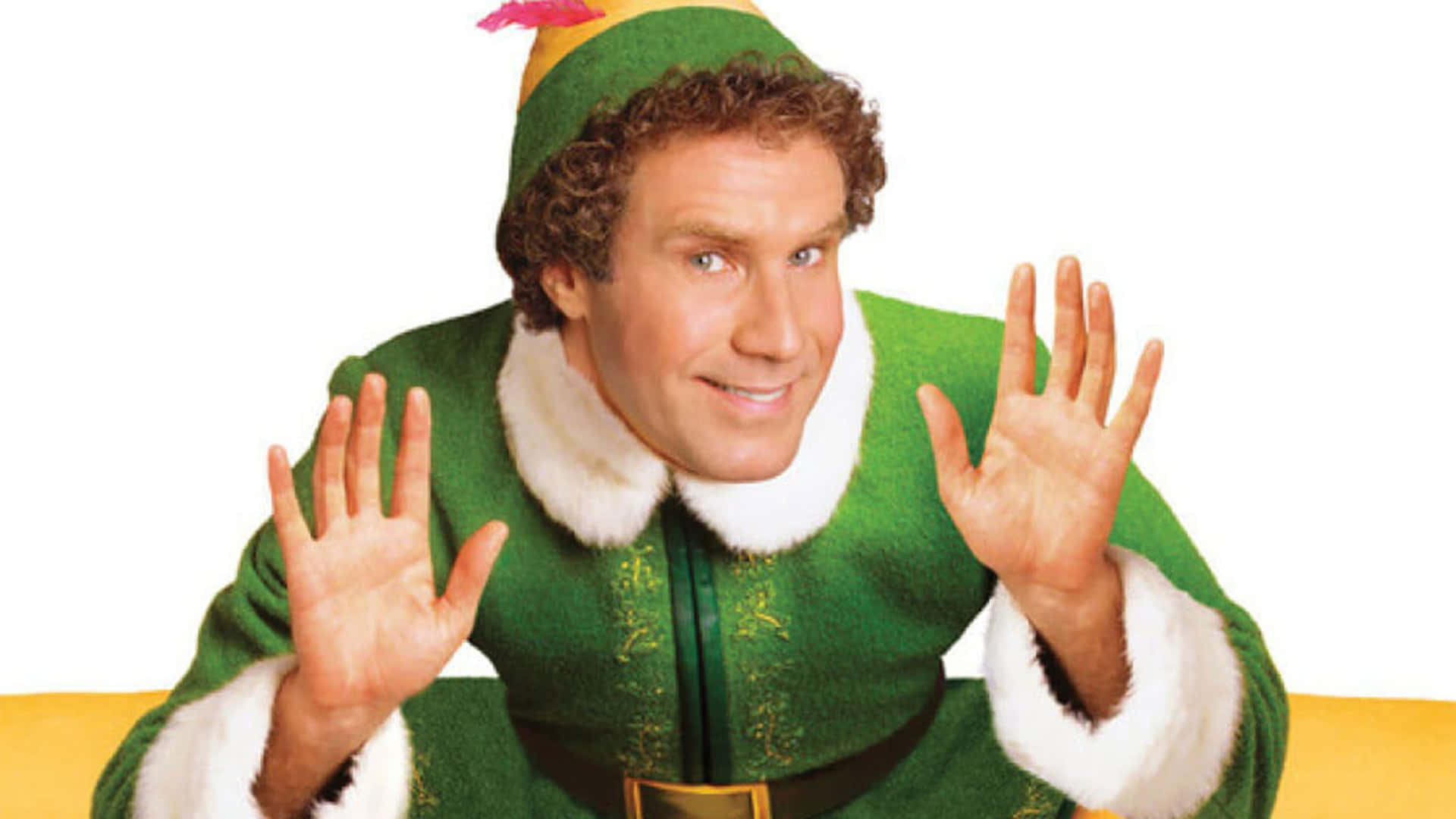 Spread cheer and embrace your inner elf with Buddy The Elf! Wallpaper