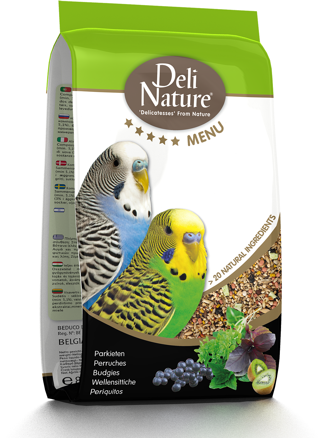 Budgie Food Package Deli Nature Menu PNG