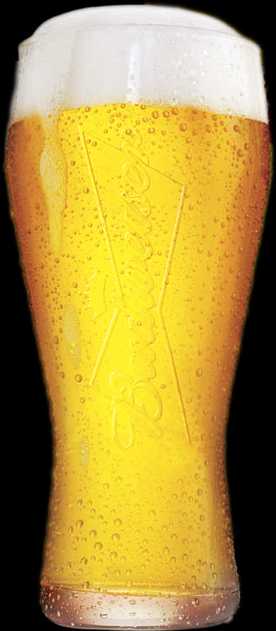 Budweiser Beer Glass Foamy Beverage PNG