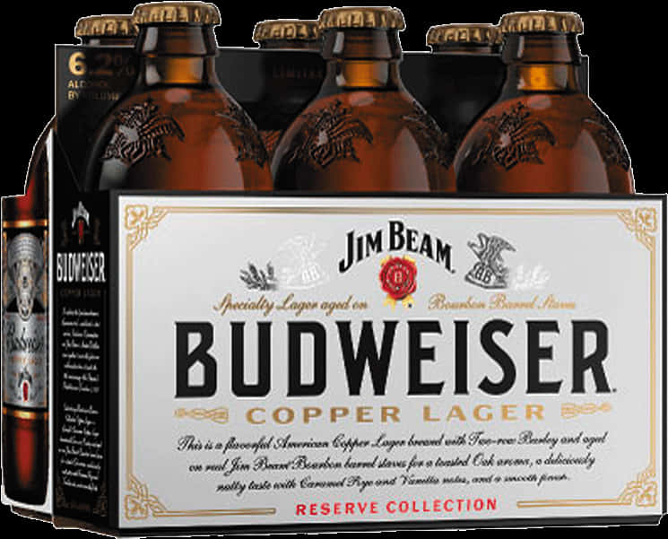 Budweiser Copper Lager Jim Beam Collaboration PNG