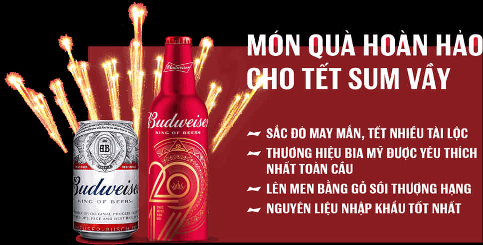 Budweiser Tet Celebration Promotion PNG