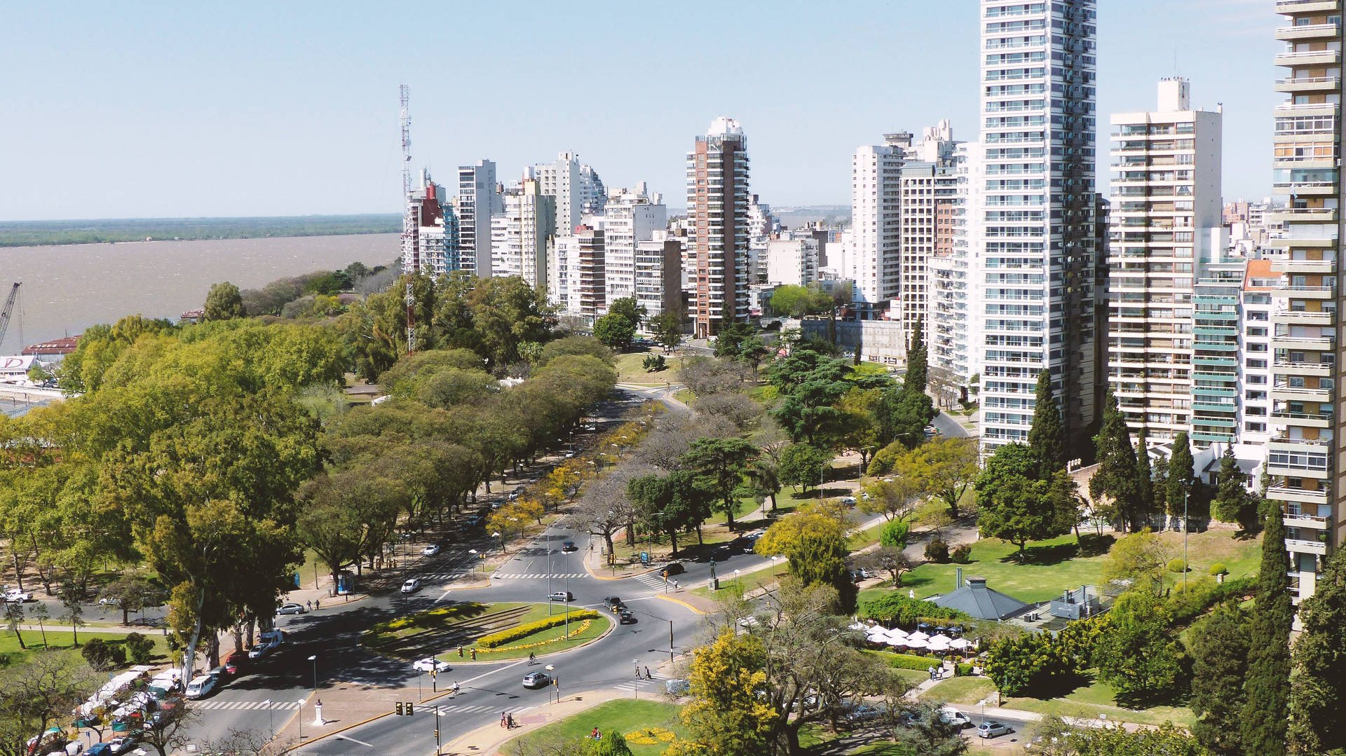 Panorámicade La Ciudad De Buenos Aires Fondo de pantalla