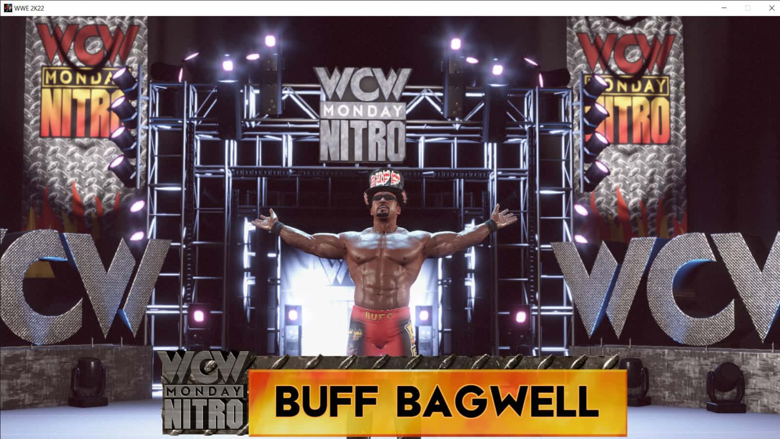 Buffbagwell Wcw Monday Nitro Wrestler Fotografie Wallpaper