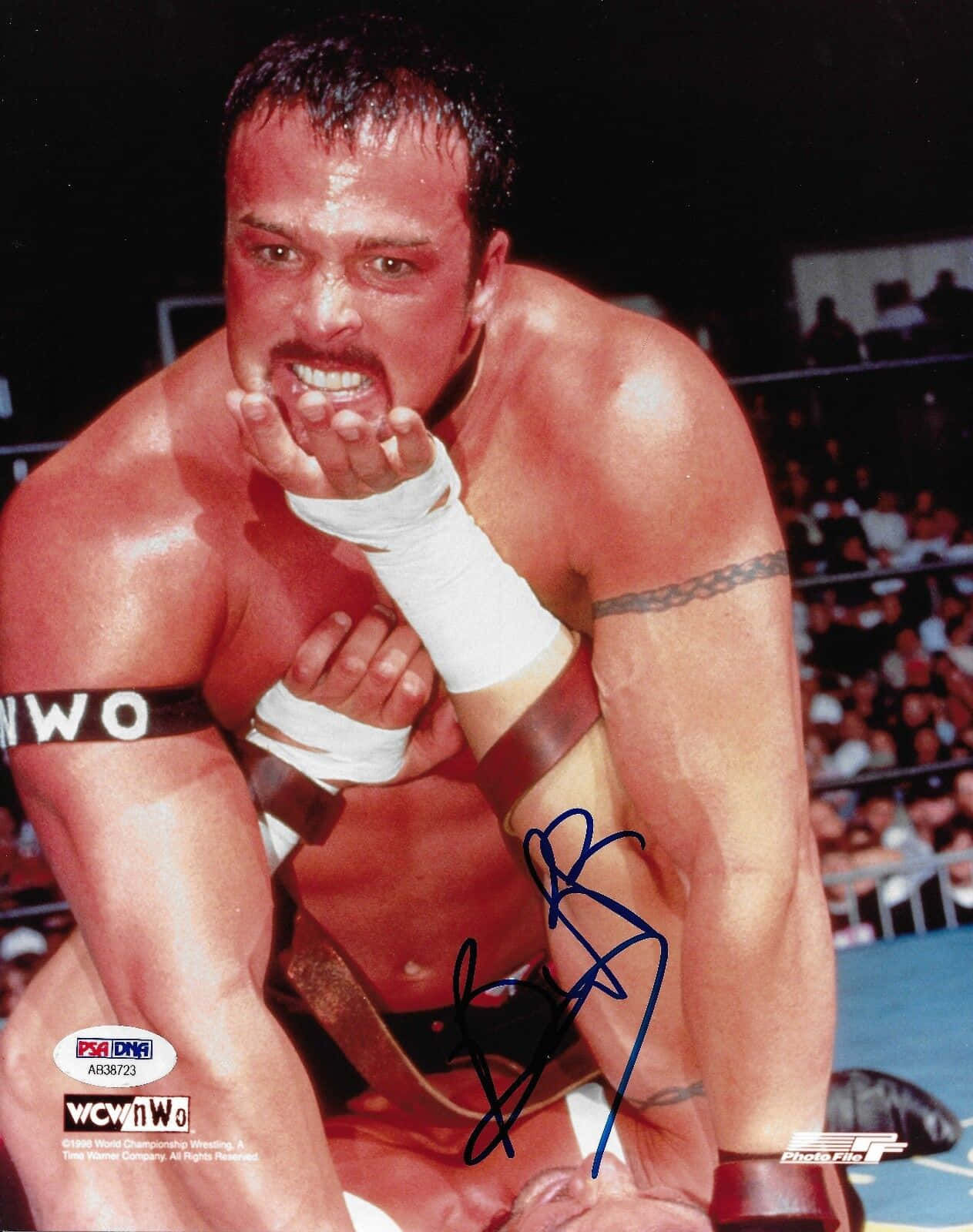 Buff Bagwell Wrestling Action Photography Wallpaper