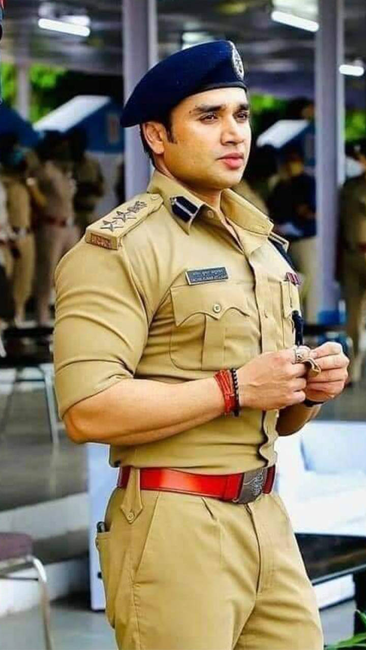 Buff Indian Police Officer