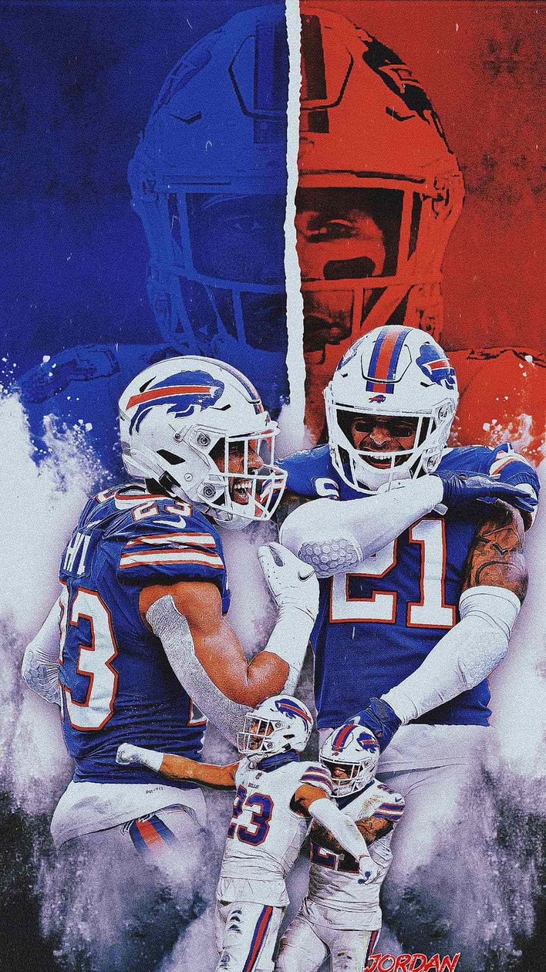 Show your Bills pride by displaying this Buffalo Bills background