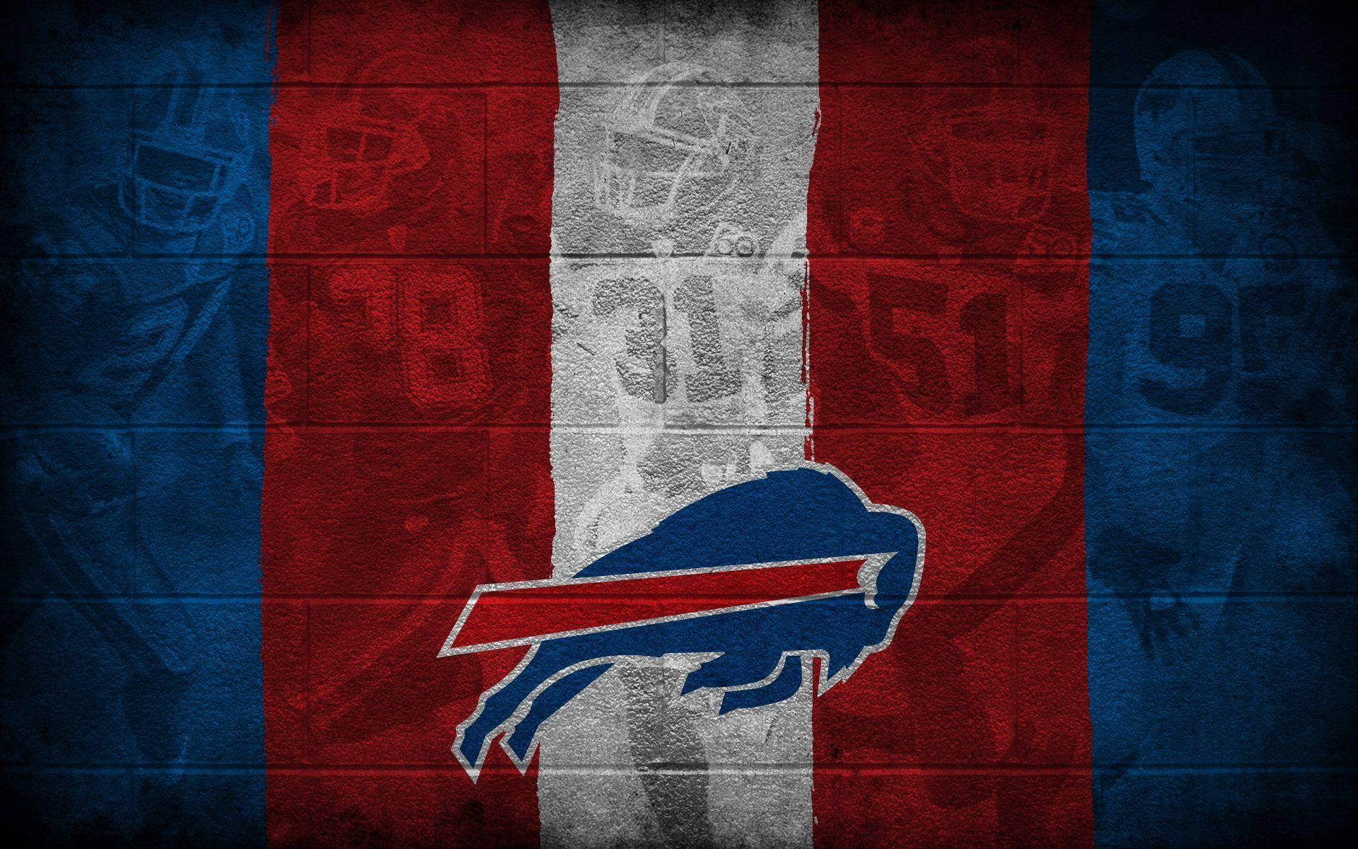 Buffalo Bills Outstanding Players Overlay Wallpaper