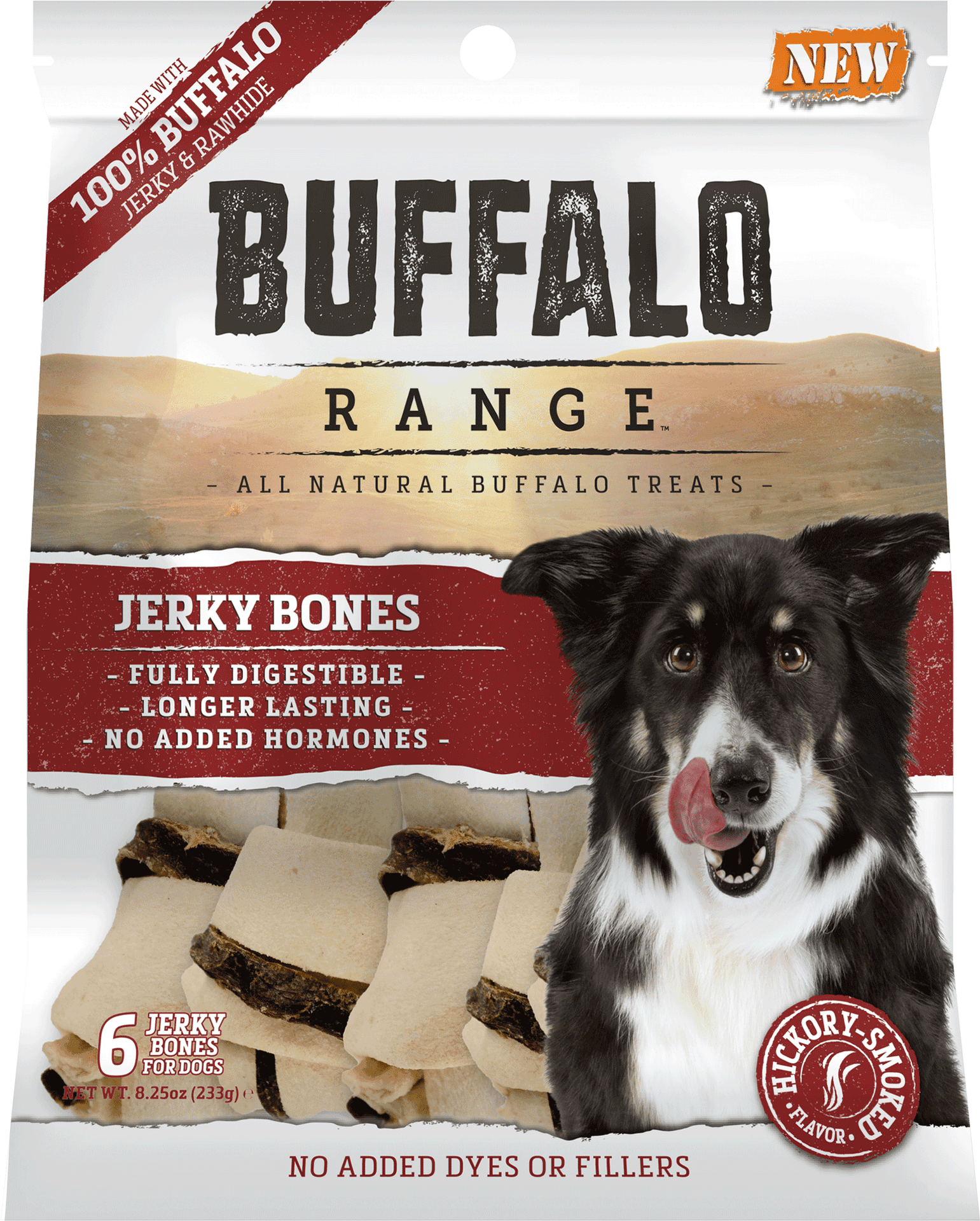 Buffalo Range Dog Treats Package PNG