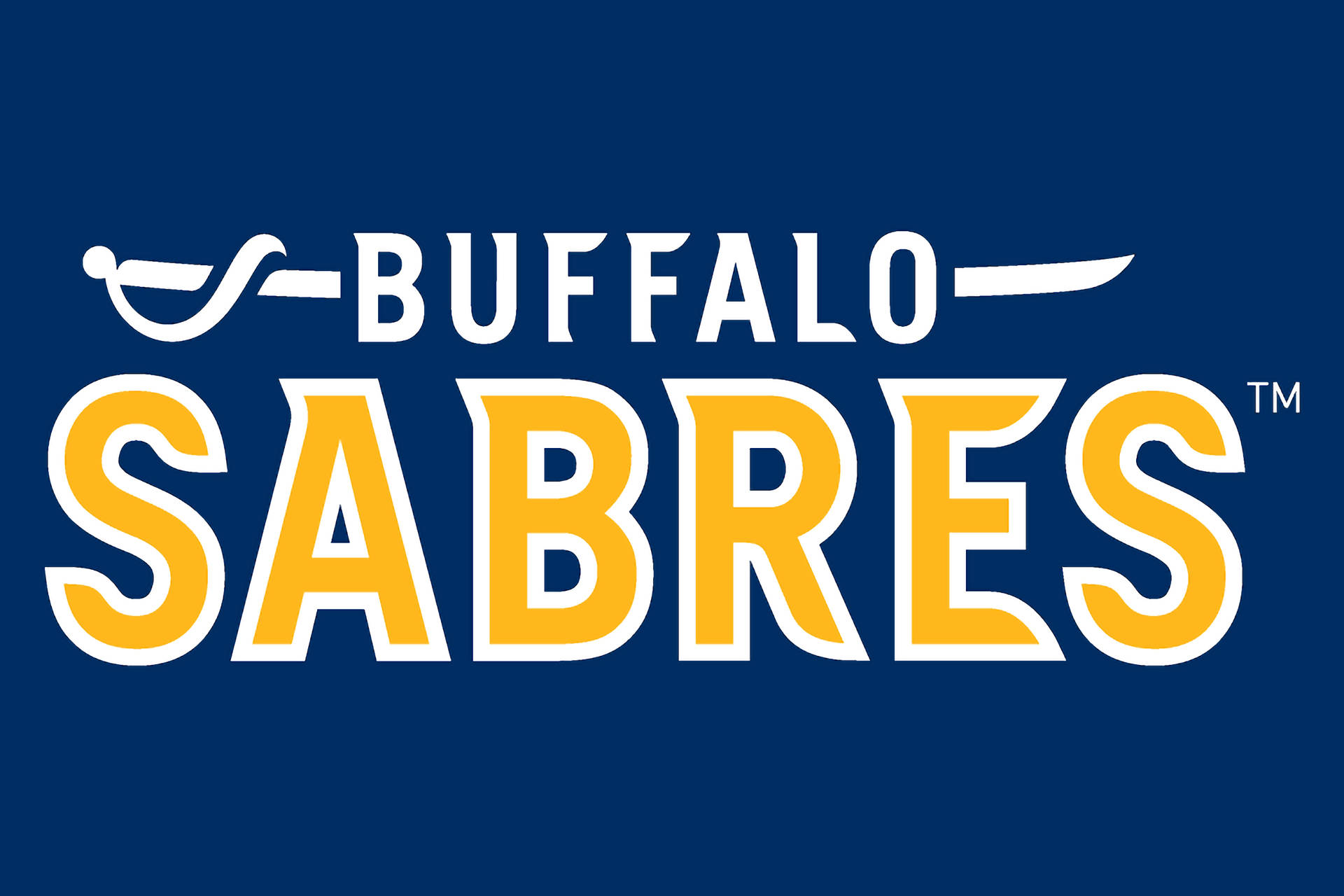 Buffalo Sabres Blå Baggrund Wallpaper