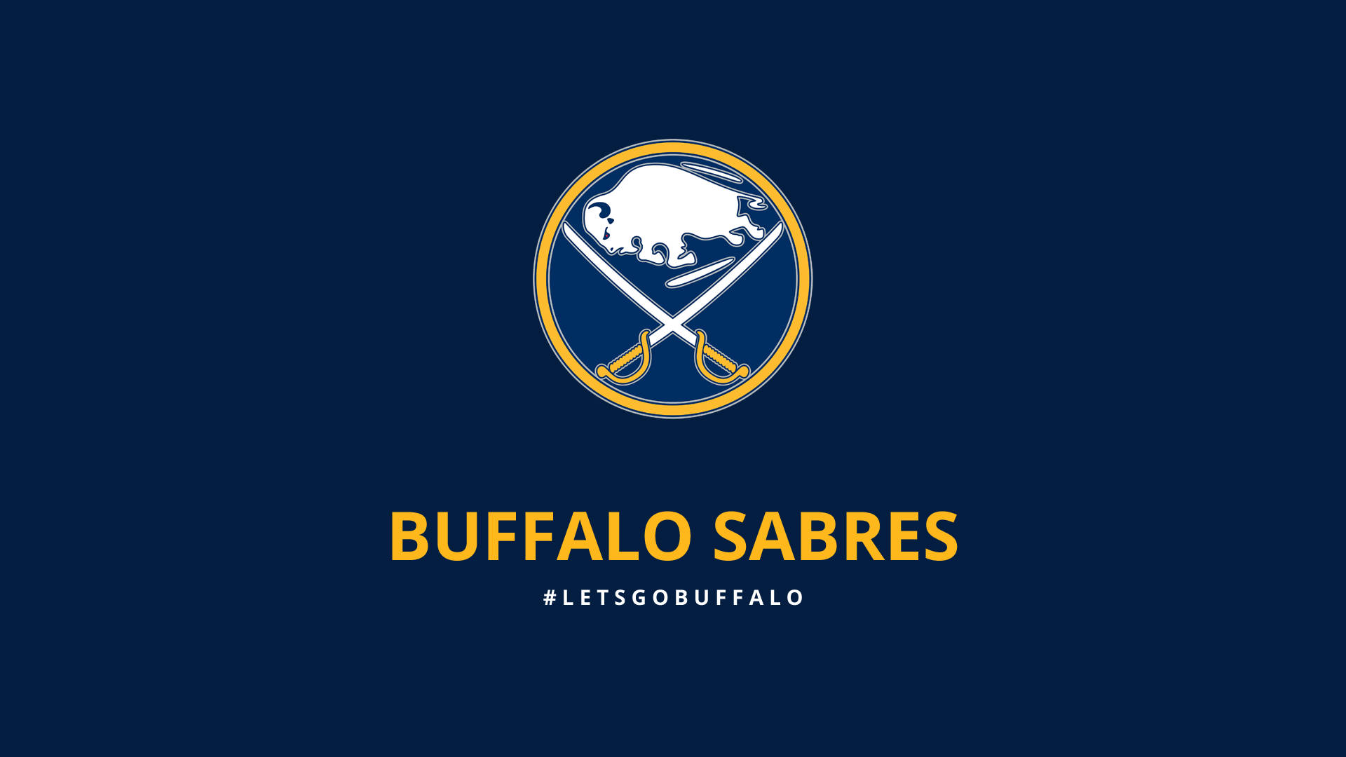 Download Fierce Buffalo Sabres Logo Wallpaper