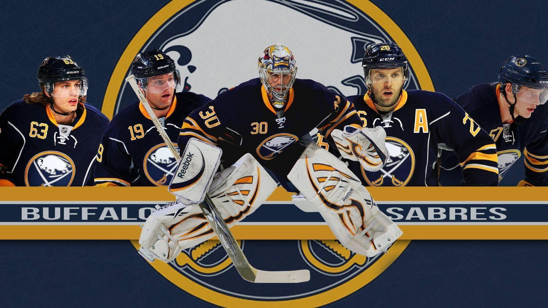 Buffalo Sabres Players in Action Wallpaper