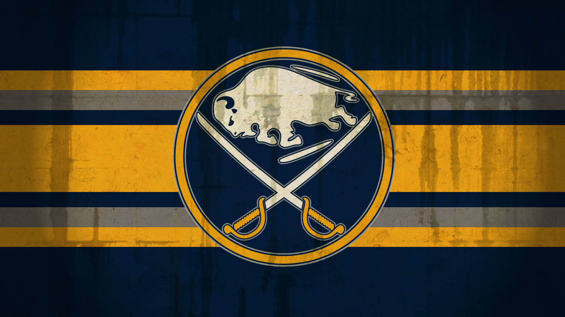 Buffalo Sabres Rugged Stained Wallpaper