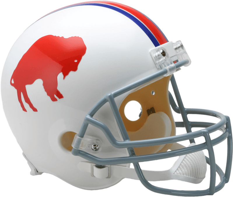 Buffalo Themed Football Helmet PNG