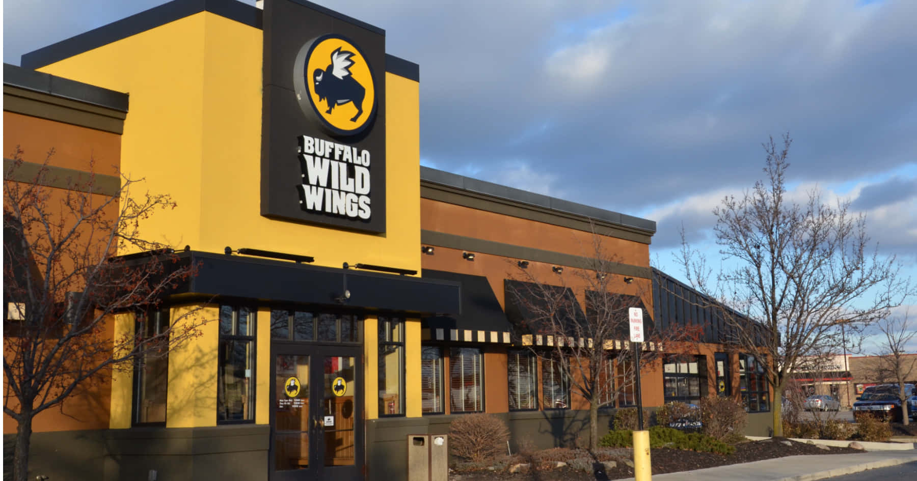 "Treat yourself to some delicious Buffalo Wild Wings!"