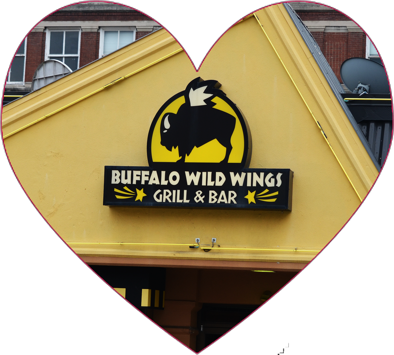 Buffalo Wild Wings Grill Bar Signage PNG