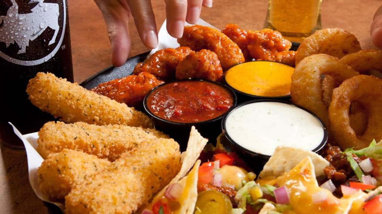 Our delicious Buffalo Wild Wings Finger-Licking Good!