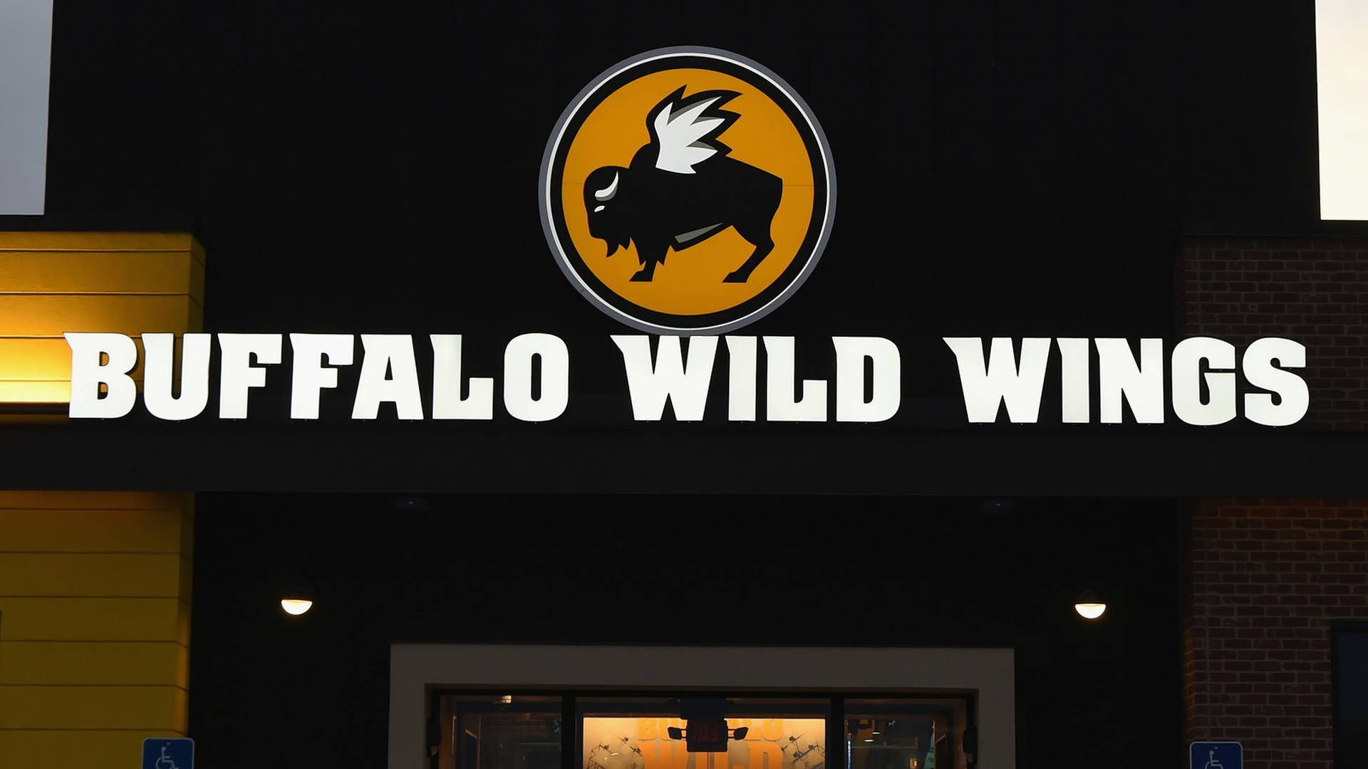 Logo til Buffalo Wild Wings Restaurant Wallpaper