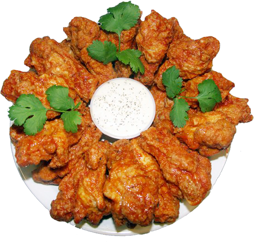 Buffalo Wings Plate PNG