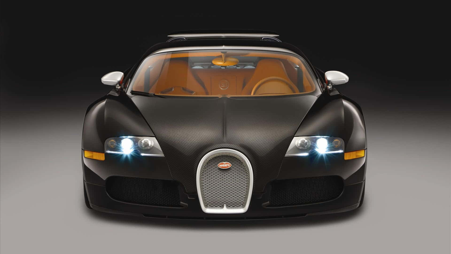 Guardaquesta Bugatti Rossa E Nera Dall'aspetto Mozzafiato E Aerodinamico. Sfondo