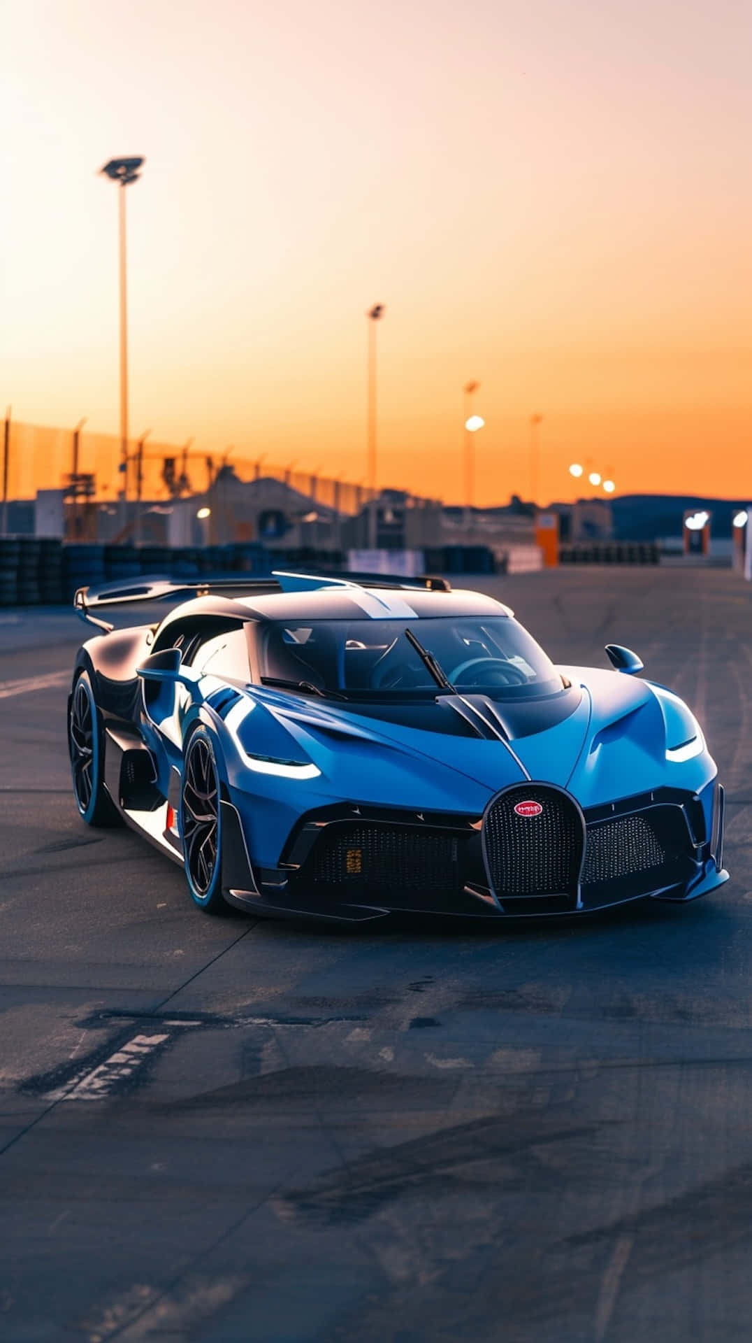 Bugatti Bolide At Dusk Wallpaper