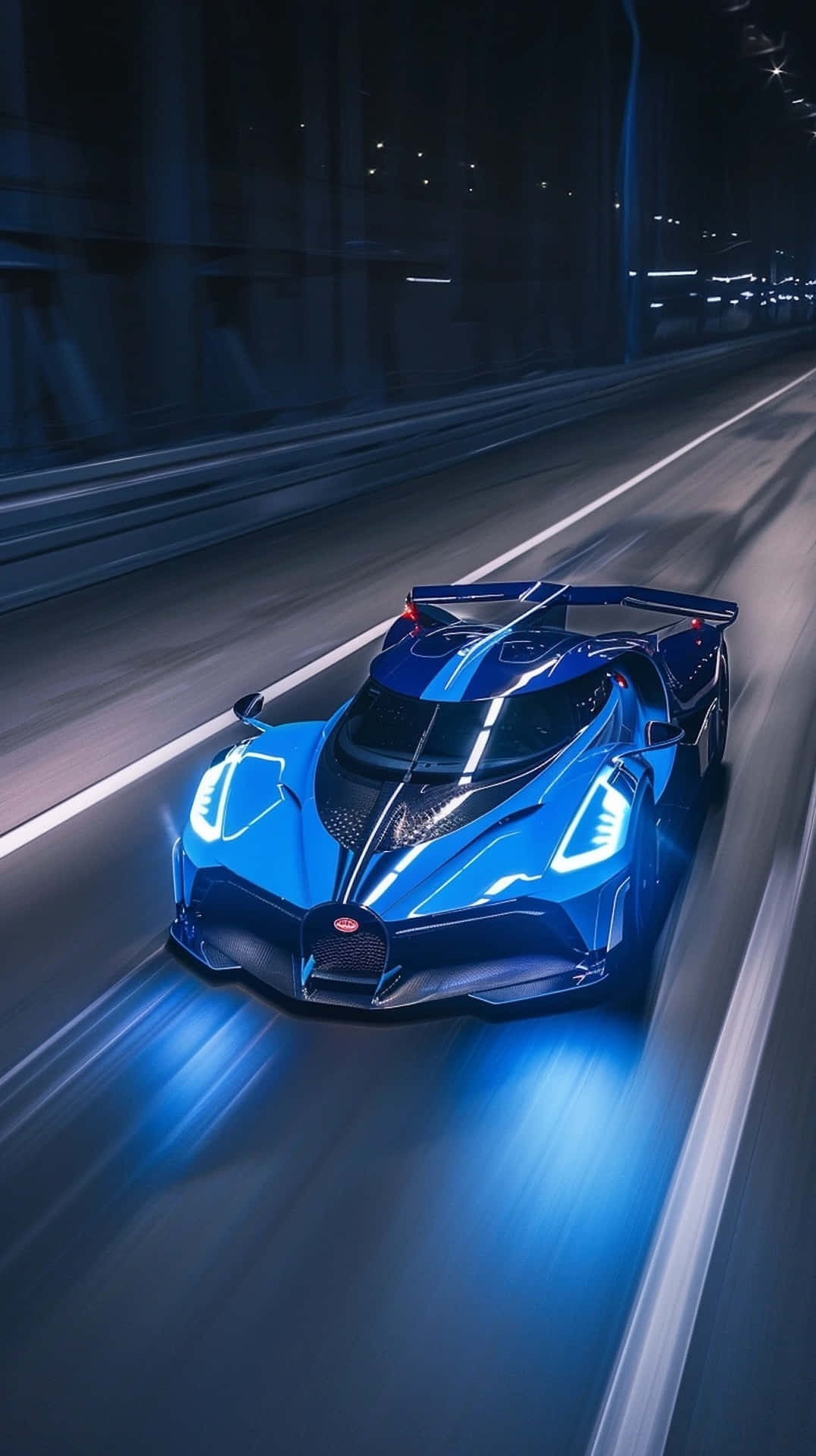 Bugatti Bolide Night Drive Wallpaper