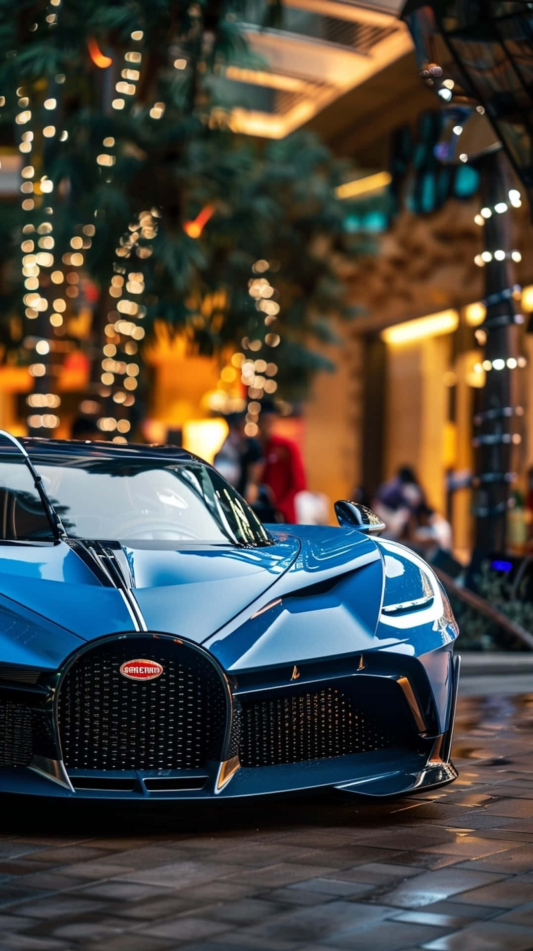 Bugatti Bolide Showcasedat Premium Venue Wallpaper