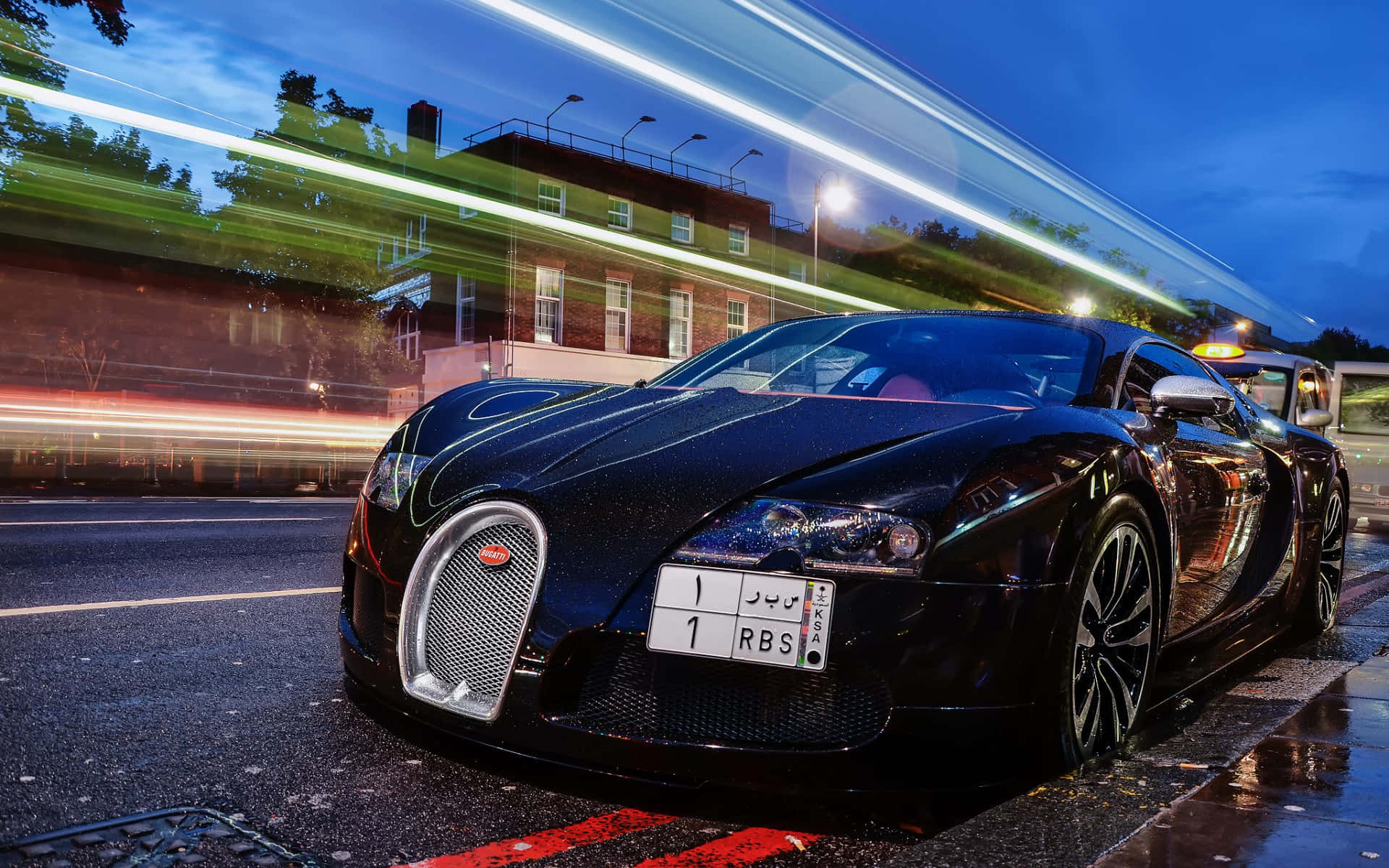 Sporty og elegant - Bugatti bil tapet Wallpaper