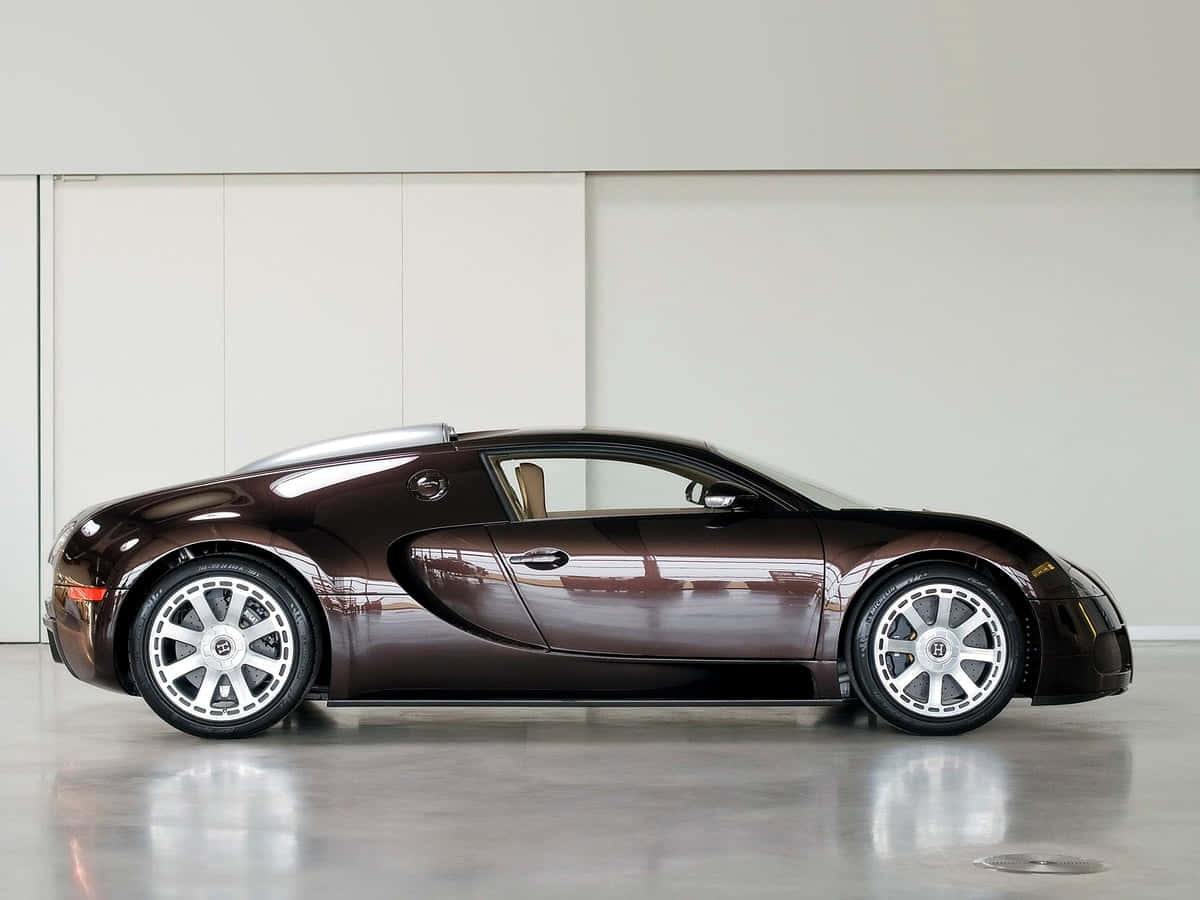 Overdådig i stil med en Bugatti bil Wallpaper