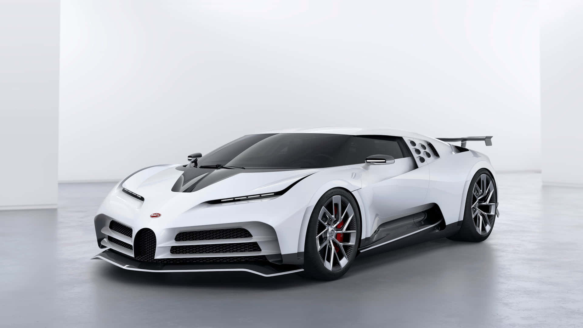 Den høje hastigheds luksus af en Bugatti bil Wallpaper