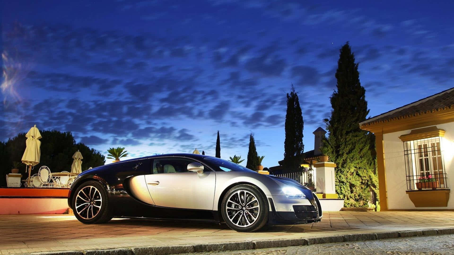 Geborenfür Geschwindigkeit – Der Bugatti Veyron Supersportwagen Wallpaper