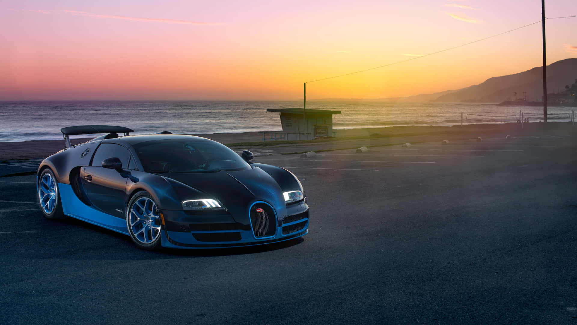 Bugatti Chiron Sport - en blanding af elegance og hastighed. Wallpaper