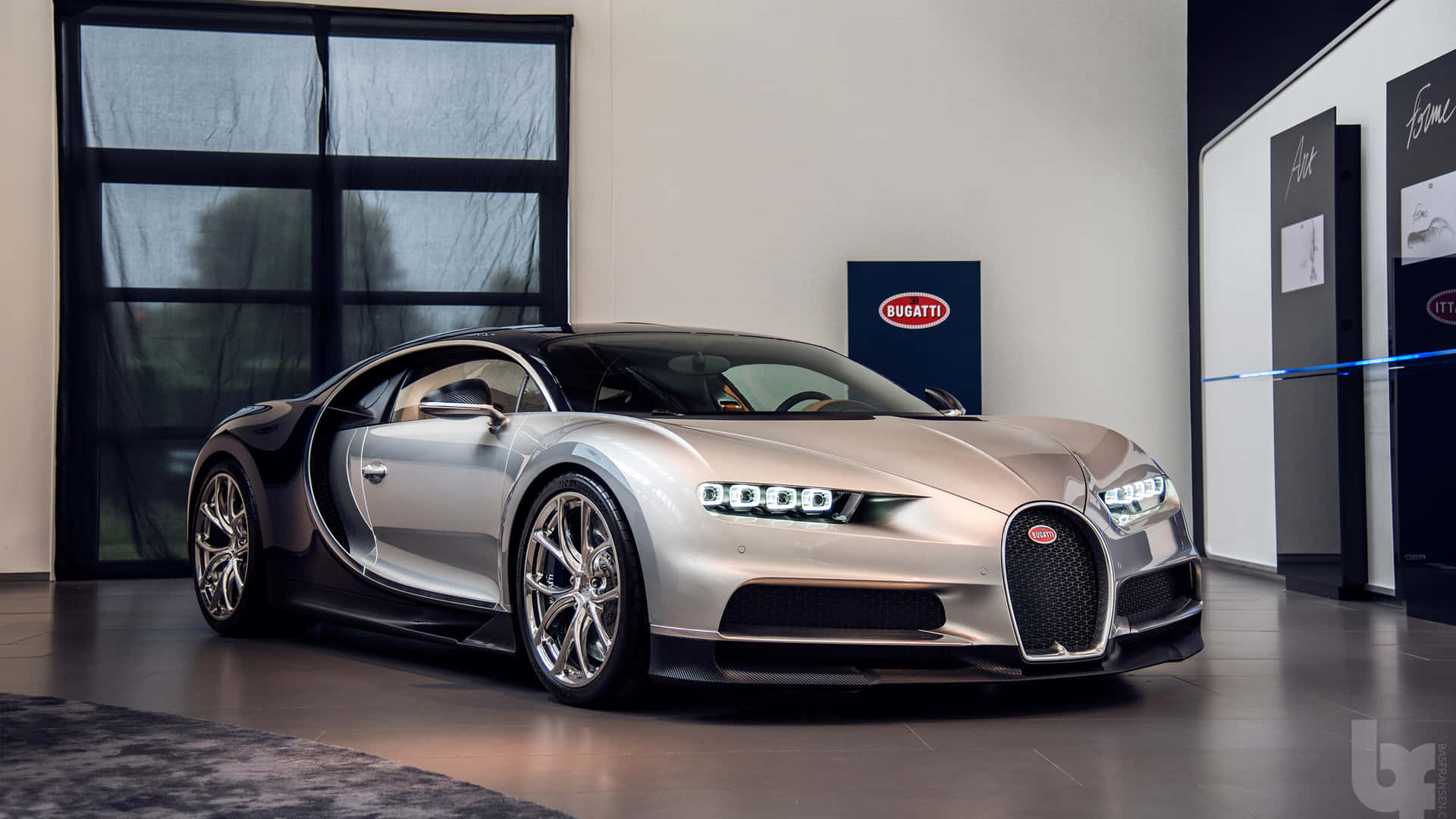 Dieeleganz Eines Bugatti-autos Wallpaper
