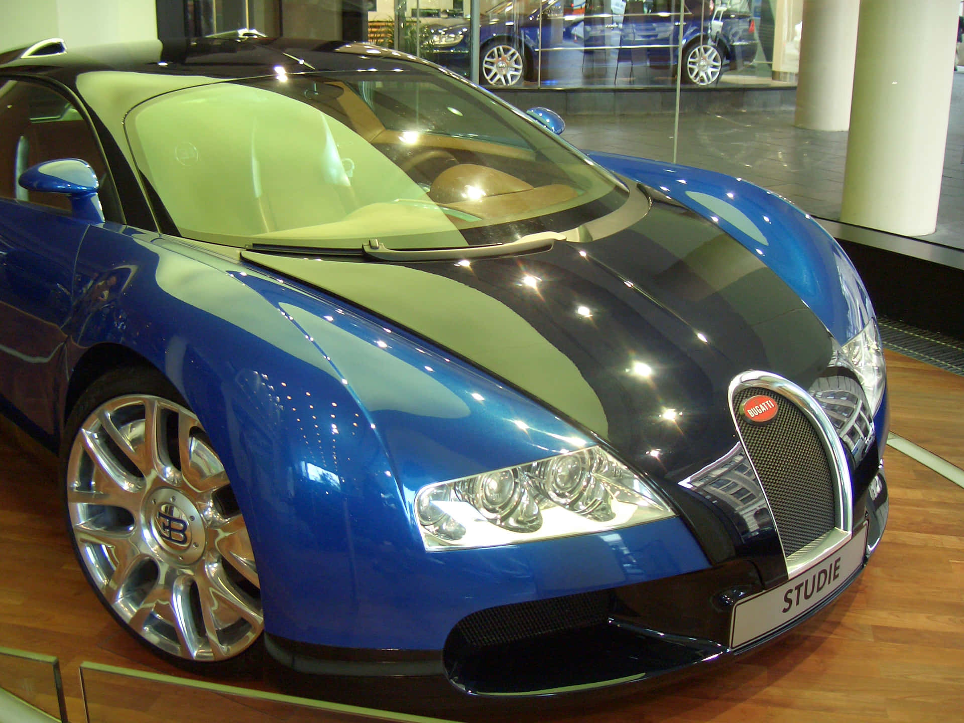 "Speed and Luxury Redefined: The Iconic Bugatti Car" Wallpaper