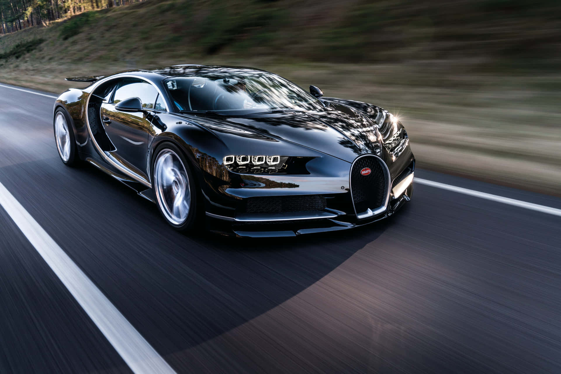 En Premium, Super hurtig Bugatti Veyron Grand Sport Vitesse. Wallpaper