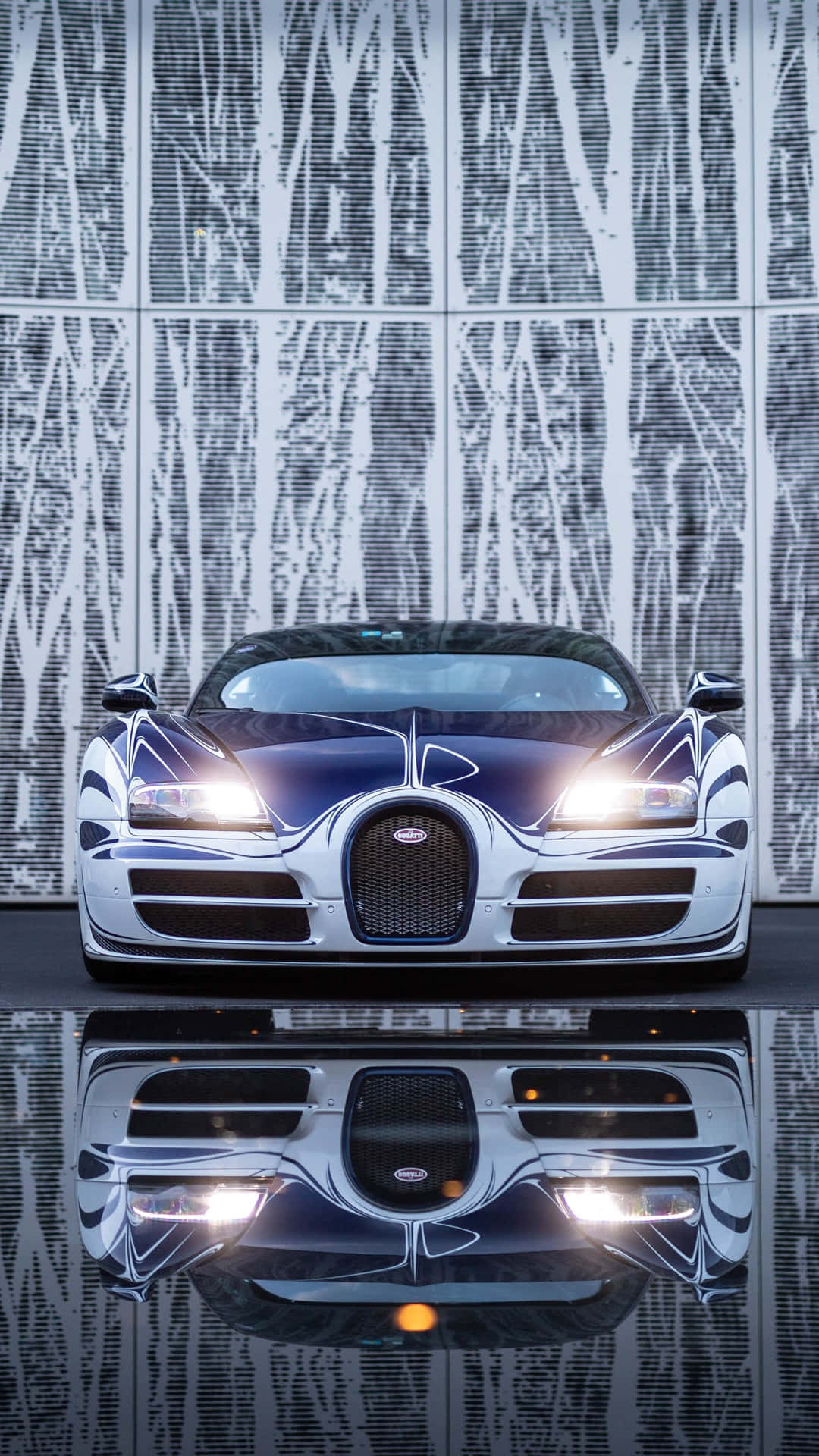 Enrikligt Förtjänad Lyx: Den Magnifika Bugattibilen. Wallpaper