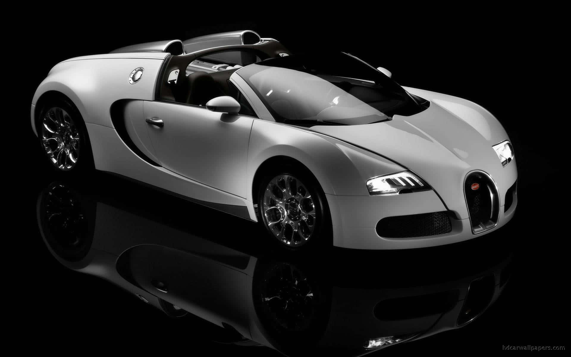 Ammiratela Maestosità Dell'iconica Auto Bugatti. Sfondo