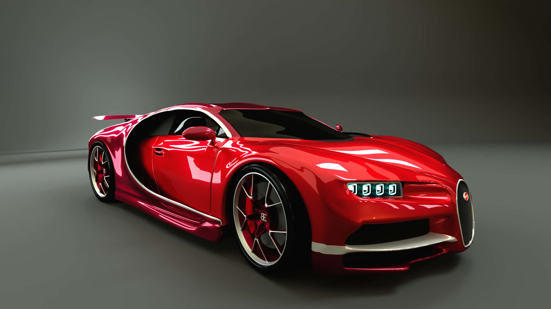 Sleek Bugatti Chiron Showcased in High Definition Wallpaper