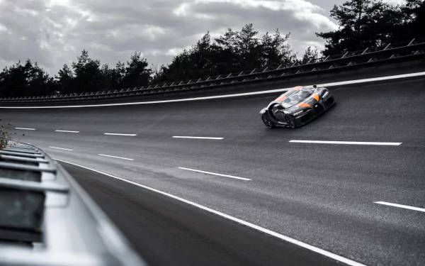 Bugatti Chiron On Racetrack 4k Wallpaper