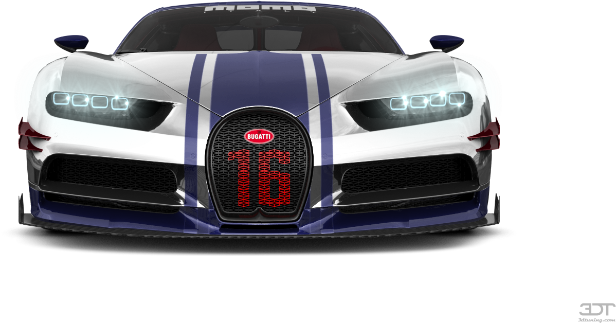 Bugatti Chiron Sport Front View PNG