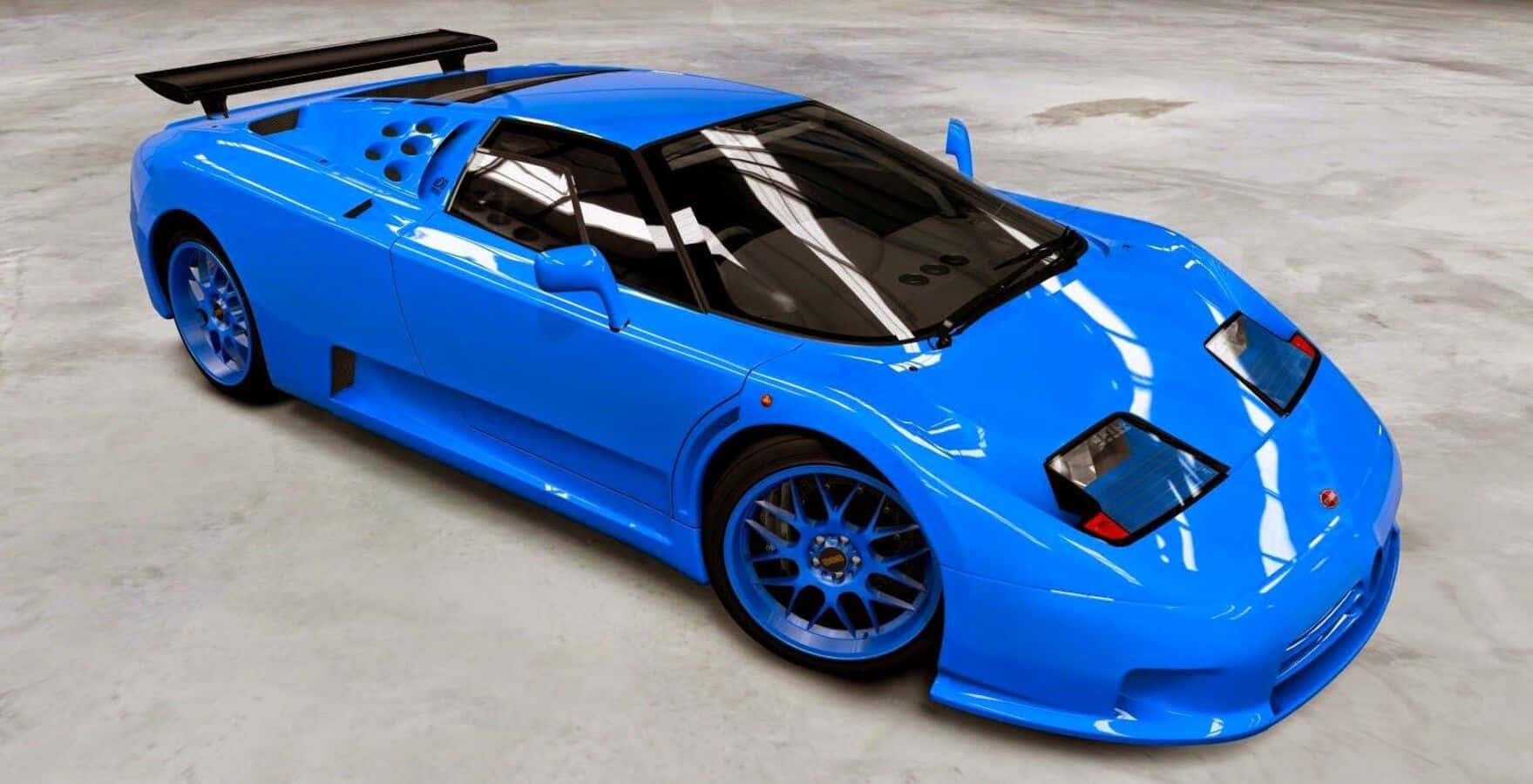 Sleek Bugatti EB110 in its full glory Wallpaper