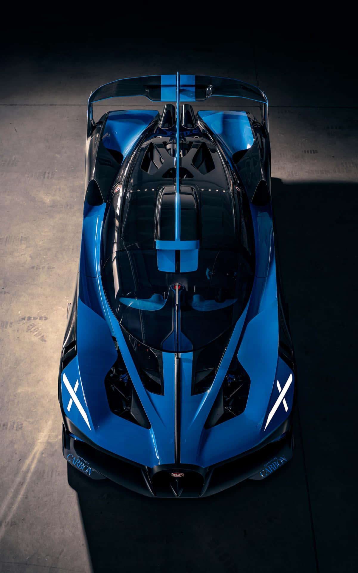 Kraftig og stilfuld: Bugatti-telefon tapetet Wallpaper