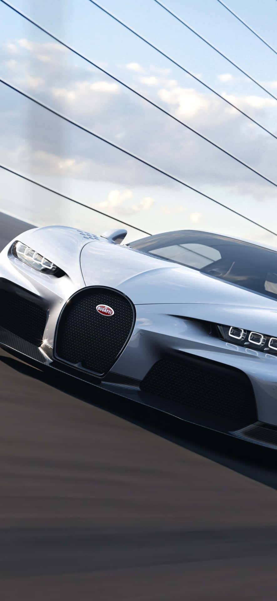 Lås luksus op med Bugatti telefon tapet. Wallpaper