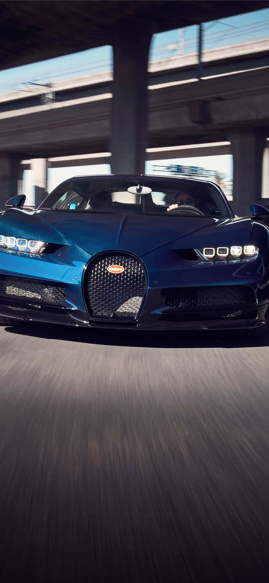 Få hastighed og ydeevne af en Bugatti på din telefon. Wallpaper